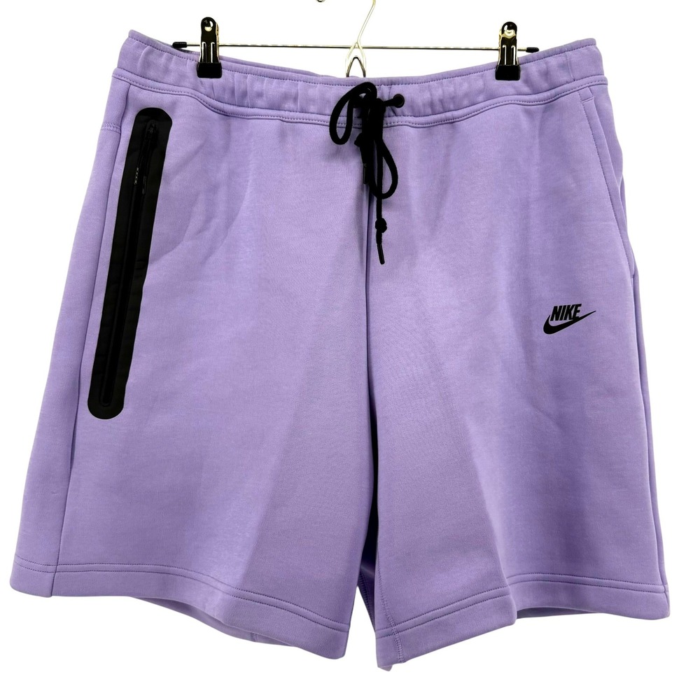 Nike Sportswear Tech Fleece Shorts Mens XL Purple FB8171-515 Standard Fit NEW